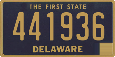 DE license plate 441936