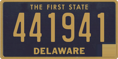 DE license plate 441941
