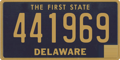 DE license plate 441969