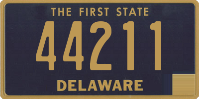 DE license plate 44211