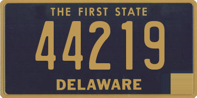 DE license plate 44219