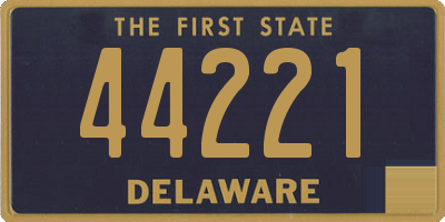 DE license plate 44221