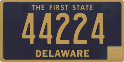 DE license plate 44224