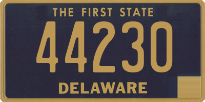 DE license plate 44230