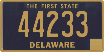 DE license plate 44233
