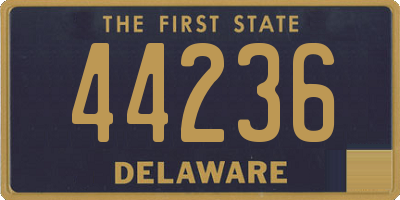 DE license plate 44236