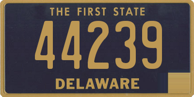 DE license plate 44239