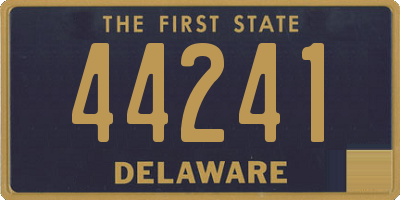 DE license plate 44241