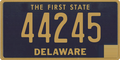 DE license plate 44245