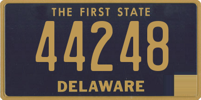 DE license plate 44248