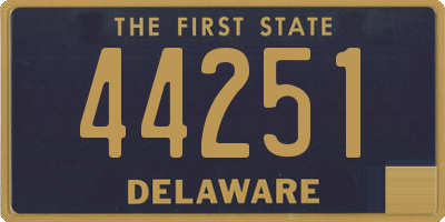 DE license plate 44251