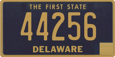 DE license plate 44256