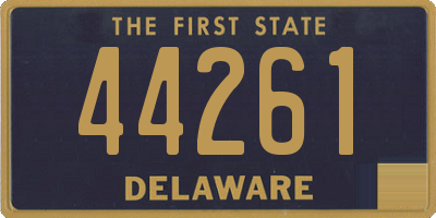 DE license plate 44261