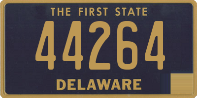 DE license plate 44264