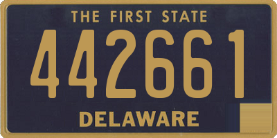 DE license plate 442661