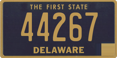 DE license plate 44267