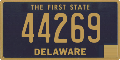 DE license plate 44269