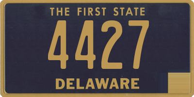 DE license plate 4427