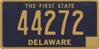 DE license plate 44272