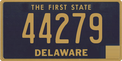 DE license plate 44279