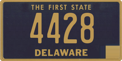 DE license plate 4428