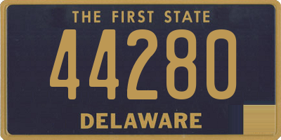 DE license plate 44280