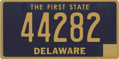 DE license plate 44282