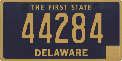 DE license plate 44284