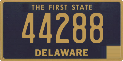 DE license plate 44288