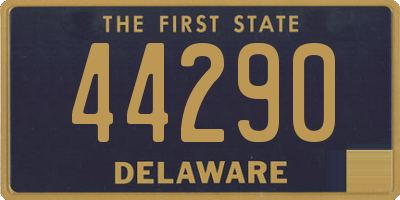 DE license plate 44290