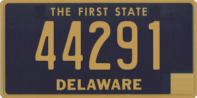 DE license plate 44291