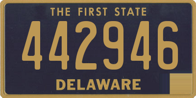 DE license plate 442946