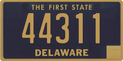 DE license plate 44311