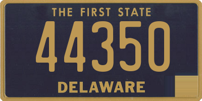 DE license plate 44350