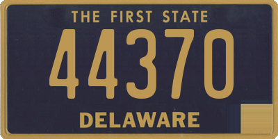 DE license plate 44370