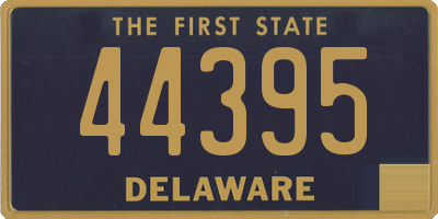 DE license plate 44395