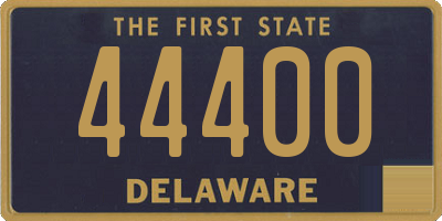 DE license plate 44400
