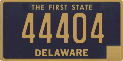 DE license plate 44404