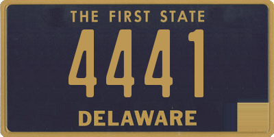 DE license plate 4441