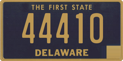 DE license plate 44410