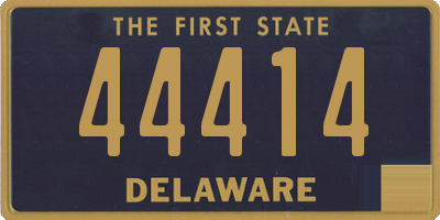 DE license plate 44414