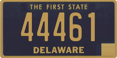 DE license plate 44461