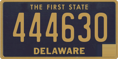 DE license plate 444630
