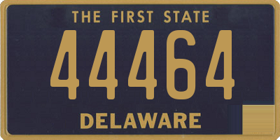 DE license plate 44464