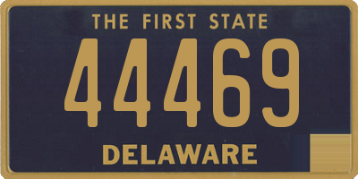 DE license plate 44469