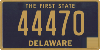 DE license plate 44470