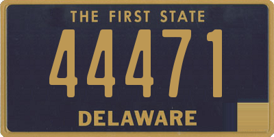 DE license plate 44471