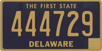 DE license plate 444729