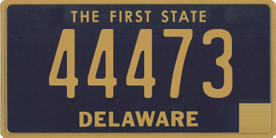 DE license plate 44473