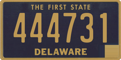 DE license plate 444731